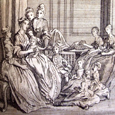 Pamela raconte une histoire à ses enfants (Pamela, Leipzig 1750, fig29) - Brühl