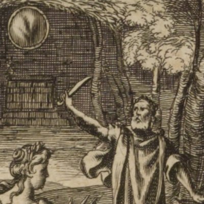 Galathée victime du faux magicien Climanthe (L’Astrée, 1633, I, 5) - Lasne