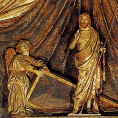 Annonciation et Résurrection (Monument Brenzoni) - Pisanello et Nani di Bartolo