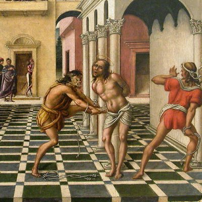 La Flagellation du Christ - Niccolò di Liberatore