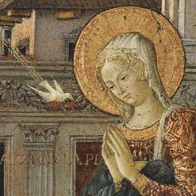 Annonciation (version de Madrid) - Benedetto Bonfigli