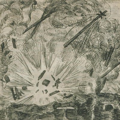 Explosion du navire de Heyn Rol (Voyage de Bontekoe, 1647)