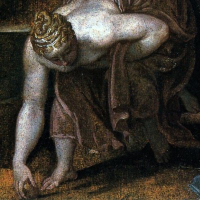Vénus ramassant la pomme de la Discorde - Nicolò dell’Abate d’après Primatice