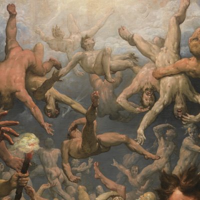 La chute des Titans - Cornelis van Haarlem