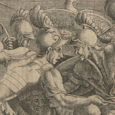 Combat des guerriers nés des dents du dragon - d’après Primatice