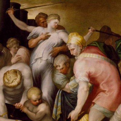 Achille parmi les filles de Lycomède - Entourage de Primatice