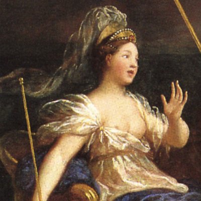 Neptune amenant Amphitrite dans un char marin vers son palais - Bon Boullogne
