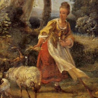 Paysage pastoral - Houël