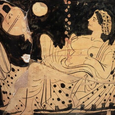 Danaé et la pluie d’or (Cratère cloche béotien)