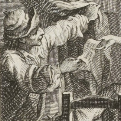 Le savetier (2ème version. La Fontaine, Contes, 1762) - Eisen