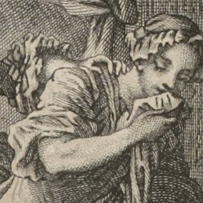 La chambrière (La gageure des 3 commères. La Fontaine, Contes, 1762) - Eisen