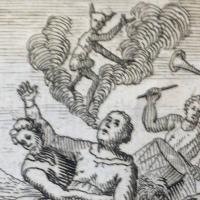 Belphégor (Fables de La Fontaine, 1694) - atelier de Chauveau