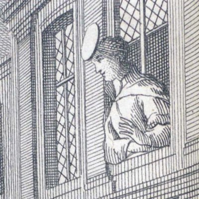 Justinian grâcié par Astérie (Ibrahim, ou l’illustre Bassa, éd. 1723, vol. 1)