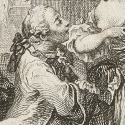 Les deux amis (La Fontaine, Contes, 1762) - Eisen
