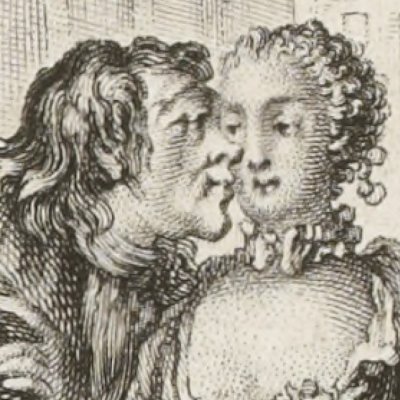 Le baiser rendu (La Fontaine, Contes, 1762) - Eisen