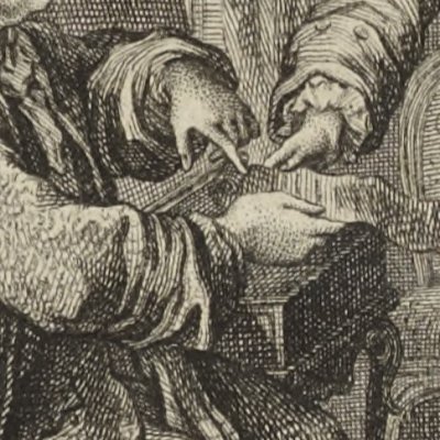 Le contrat (2nde version. La Fontaine, Contes, 1762) - Eisen