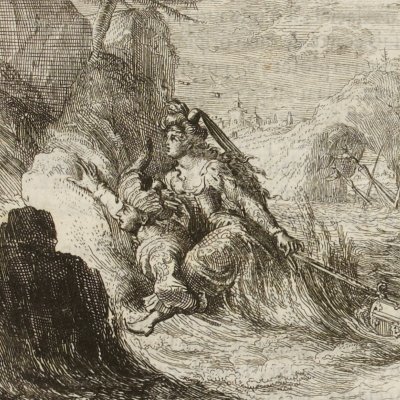 La Fiancée du roi de Garbe (La Fontaine, Contes, Amst. 1685) - De Hooghe