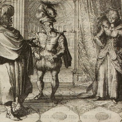 Le petit chien (La Fontaine, Contes, Amst. 1685) - De Hooghe