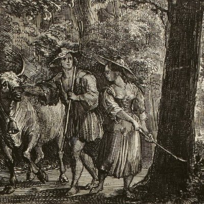 The bell (La Fontaine, Contes, Amst. 1685) - De Hooghe