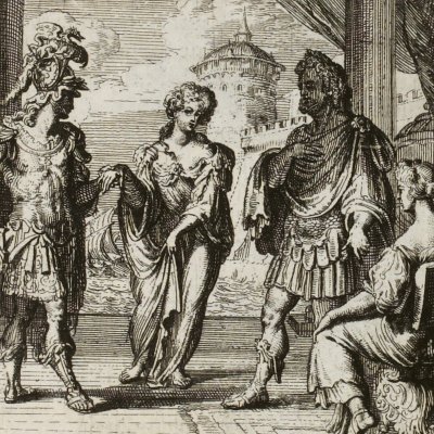 The Two Friends (La Fontaine, Contes, Amst. 1685) - De Hooghe