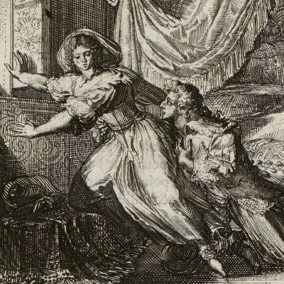 Richard Minutolo (La Fontaine, Contes, Amst. 1685) - De Hooghe