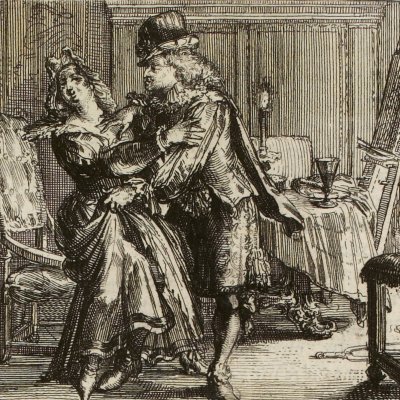 Les Rémois (La Fontaine, Contes, Amst. 1685) - De Hooghe