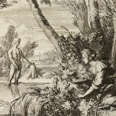 Le cas de conscience (La Fontaine, Contes, Amst. 1685) - De Hooghe