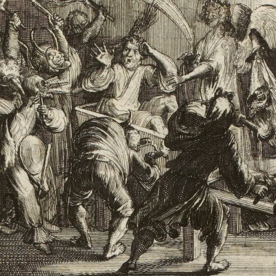 Féronde, ou le Purgatoire (La Fontaine, Contes, Amst. 1685) - De Hooghe