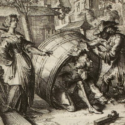 Le cuvier (La Fontaine, Contes, Amst. 1685) - De Hooghe