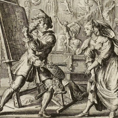 Le bât (La Fontaine, Contes, Amst. 1685) - De Hooghe