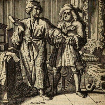Le contrat (La Fontaine, Contes, Amst. 1685) - De Hooghe