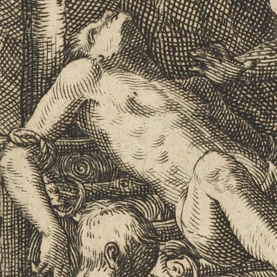Supplice du gril (Las Casas, Destruction des Indes, 1598) - Th. de Bry