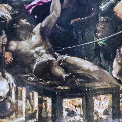 Le martyre de saint Laurent (version de Venise) - Titien
