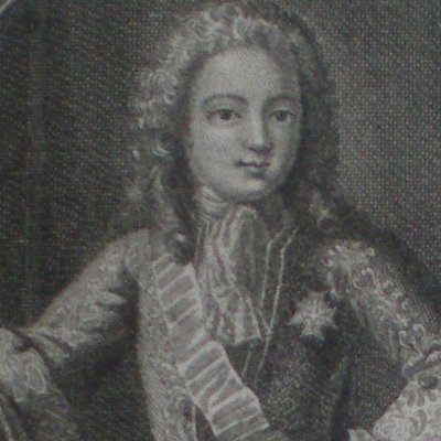 Portrait de Louis XV (Frontispice des Journées amusantes, 1722) - Scotin