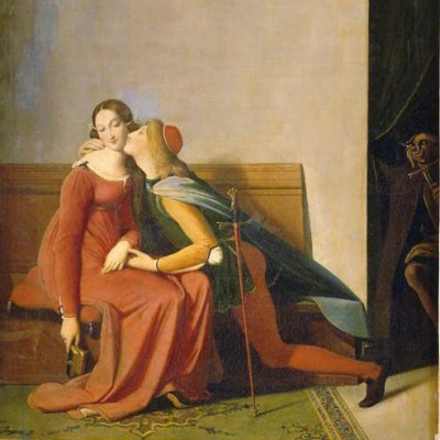 Paolo et Francesca (version de Chantilly) - Ingres
