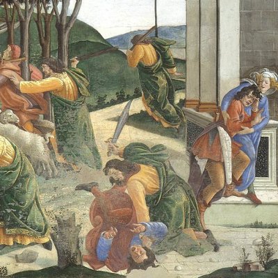 Histoires de Moïse (Chapelle Sixtine) - Botticelli