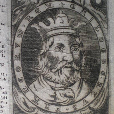 Childebert I, roy VI (Mézeray, éd. 1712)