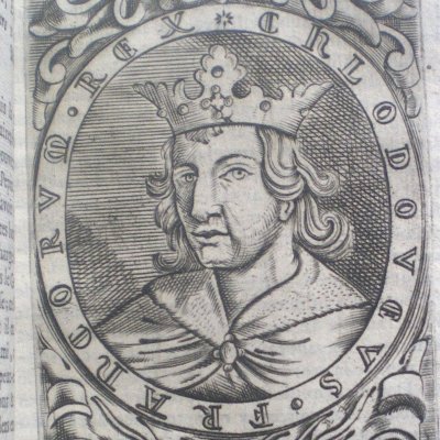 Clovis II, roy XII (Mézeray, éd. 1712)