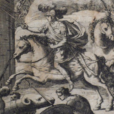 Frontispice de la 4ème partie (Cassandre, t.7, éd. 1654) - Chauveau