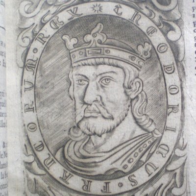 Thierry II, roy XX (Mézeray, éd. 1712)