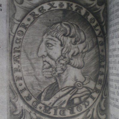 Charles I, dit le Grand ou Charlemagne, roy XXIII (Mézeray, éd. 1712)