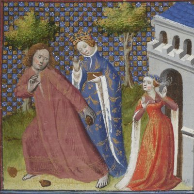 Folie de Lancelot (Lancelot du lac, Ms Fr118) - M. des cleres femmes