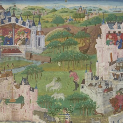Ban de Benoïc et Bohort de Gaunes (Lancelot du lac, Ms Fr111)