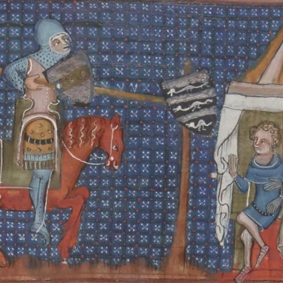 Folie de Lancelot (Lancelot du Lac, Ms Fr 122)