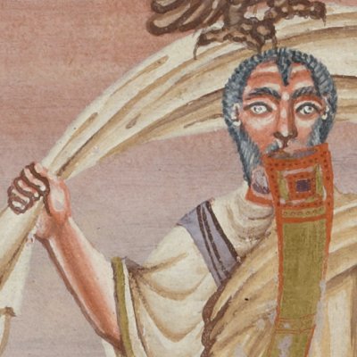 Le 1er sceau de l’Apocalypse (Bible de Vivien, F415v°)