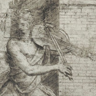 Amphion (dessin préparatoire) - Antoine Caron