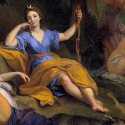 Diane et ses compagnes se reposant après la chasse - Louis de Boullogne