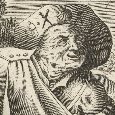 Aveugle conduisant un autre aveugle - Heyden d'après Bosch