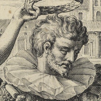 Virilitas honori - Crispin de Passe d’après Martin de Vos