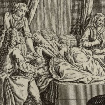 Varthon s’évanouit (La Vie de Marianne, 7e partie, éd. 1778) - Schley